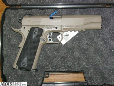 Armslist For Sale Colt 1911 22lr Rail Gun Fde 12rd 22lr Bnib