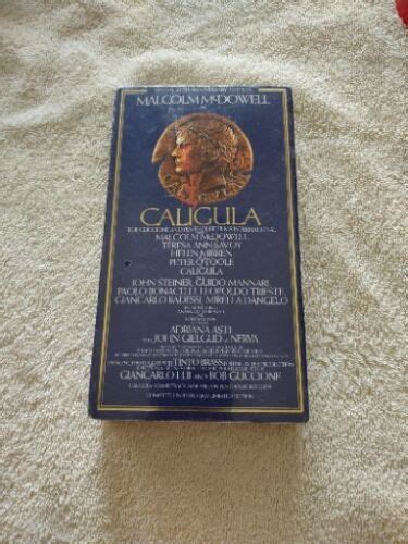 Caligula Vhs 1991 Complete Unedited Unrated Version New Sealed