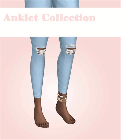 ̗̀ Anklet Collection ̖́ Someone In The Stephanie Plays The Sims 4