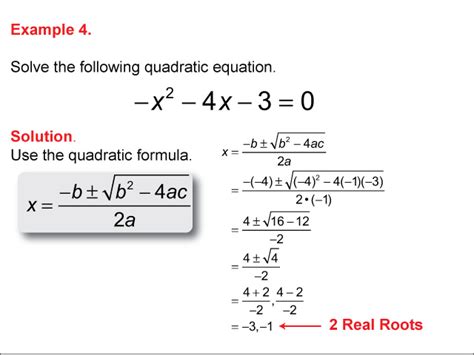 Student Tutorial Solving Quadratic Equations Media4math