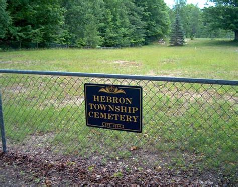 Hebron Township Cemetery En Cheboygan Michigan Cementerio Find A Grave