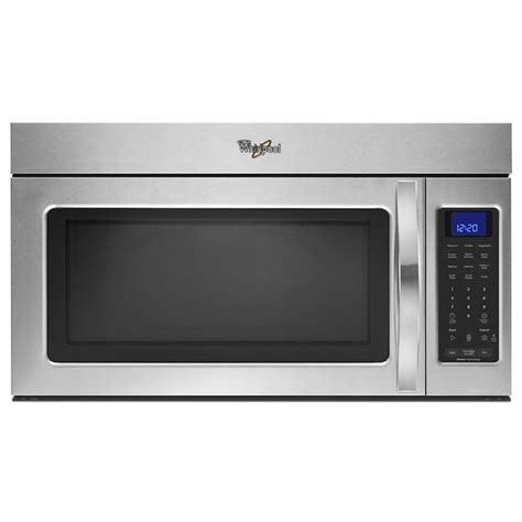 Whirlpool 17 Cu Ft Over The Range Microwave Stainless Steel In The