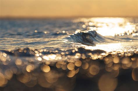Wallpaper Sunlight Depth Of Field Sunset Sea Water Reflection