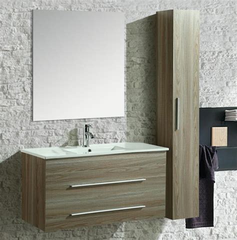 I vantaggi di questa installazione nel tuo arredo sono indiscutibili; Mobile Arredo Bagno Urban 100 cm Sospeso Moderno Rovere ...