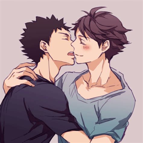 × × Iwaizumi X Oikawa Iwaoi Haikyuuyaoi Haikyuu Manga Y Anime