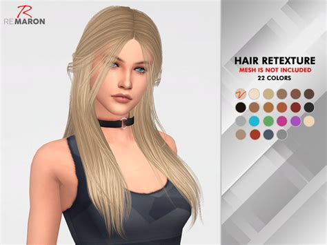 Make Up Hair Retexture By Remaron At Tsr Sims 4 Updates