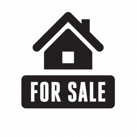 Advertisement For Sale Home House Real Estate Realtor Sign Sale Icon