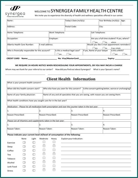 Clio connect is accessible via a web browser. Esthetician Client Intake Form Sample - Form : Resume ...