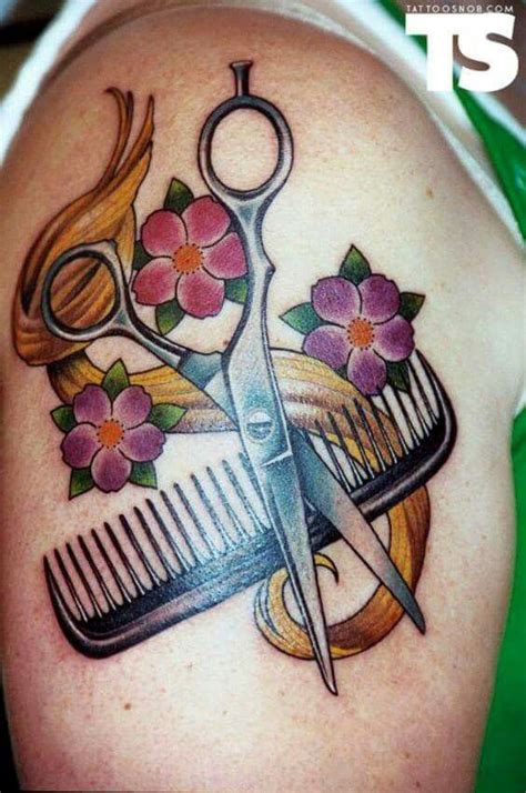 Tattoo Ideas For Those Who Love Hairdressing Hairdresser Tattoos