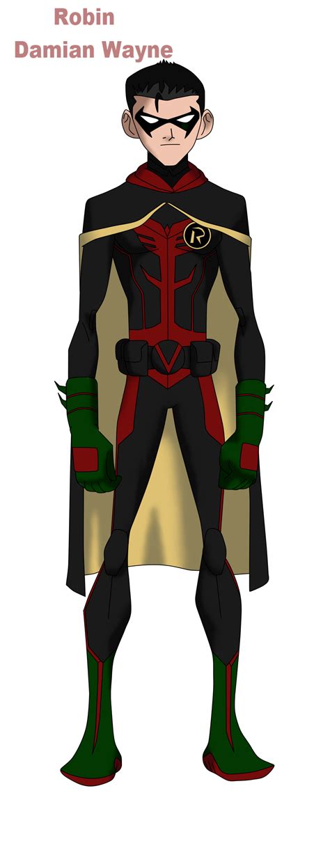 Damian Wayne Young Justice Concept By Bobkitty23 On Deviantart