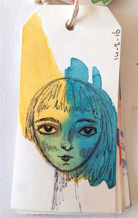 Watercolor Paint Pen And Pencil Watercolour Painting Face Drawing