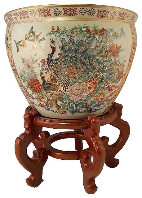 Shop our fish bowl planter selection from the world's finest dealers on 1stdibs. Chinese Porcelain Fish Bowl Planter, Satsuma Peacocks ...