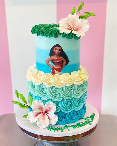 15 Beautiful Moana Birthday Cake Ideas This Is A Must For The Party
