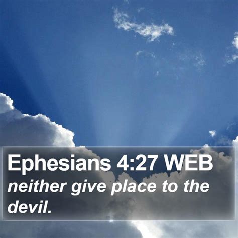 Ephesians 427 Web Neither Give Place To The