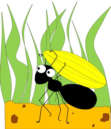 Clipart The Ant And The Grasshopper Clip Art Library