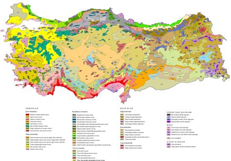 İşte, türkiye ile ilgili son durum ve güncel haberler! Vegetation Maps of Turkey ~ Turkey Physical Political Maps ...
