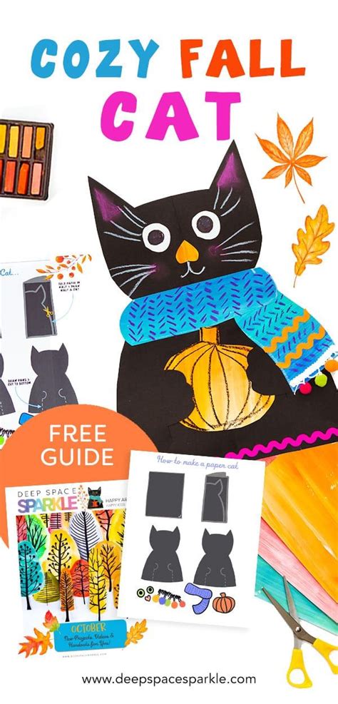How To Make A Cozy Fall Cat Fall Cats Fall Art Projects
