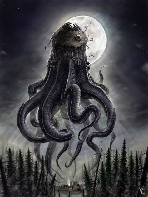 Oldone 3 By Hrvojesilic On Deviantart Dark Fantasy Art Lovecraft Art