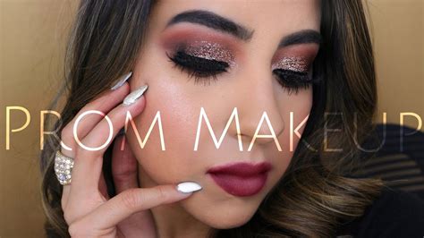 Prom Makeup Glitter Smokey Eye Beauty By Bianca Youtube