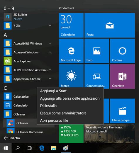 Come Usare Il Menu Start Di Windows 10