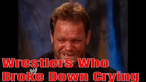 10 Times Wwe Wrestlers Who Broke Down Crying Reaction Youtube