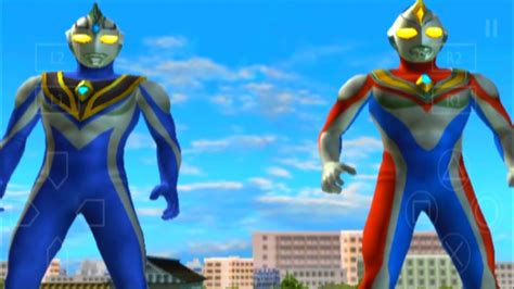 Tag Team Ultraman Agul And Ultraman Dyna Vs Evil Tiga Ultraman