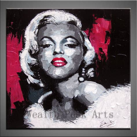 Marilyn Monroe Abstract Art Abstract Art Decor Modern Canvas Painting