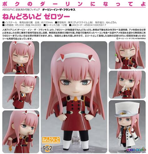 Darling In The Franxx Zero Two Nendoroid No952 Action Figure By Good