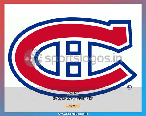 The change to the current logo is again a closed red letter c, with its top and bottom edges curling into each other in a symmetrical shape. Montreal Canadiens - Hockey Sports Vector SVG Logo in 5 ...