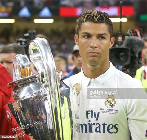 Uefa Champions League Final Cup Ronaldo Photos And Premium High Res