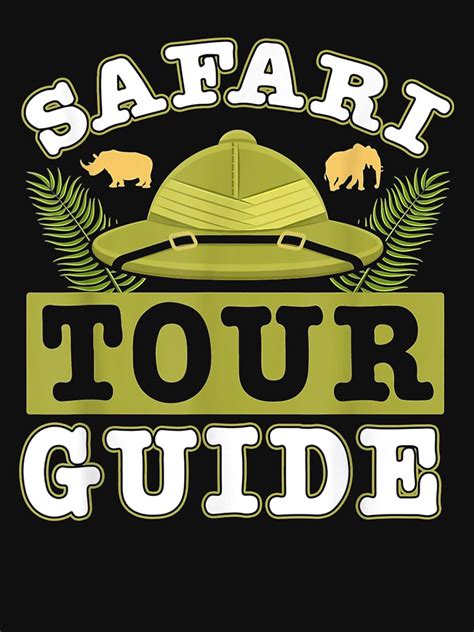 Safari Tour Guide Costume Africa Zoo Outfit Safari Tour T Shirt For