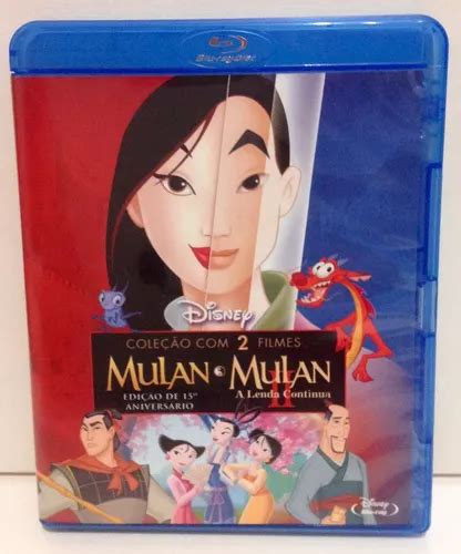 Blu Ray Mulan Mulan 2 A Lenda Continua Original Disney Frete Grátis