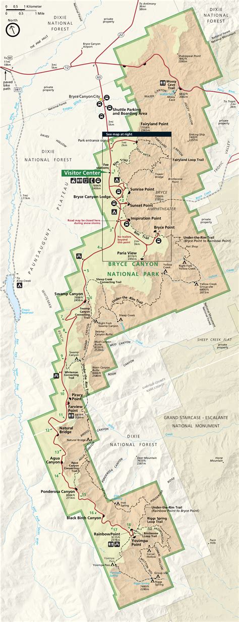 Bryce Canyon Maps Just Free Maps Period