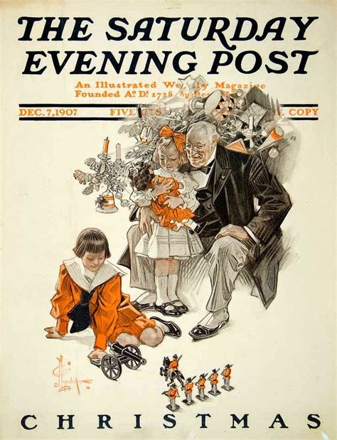 1907 Christmas The Saturday Evening Post December 7 1907 By J C