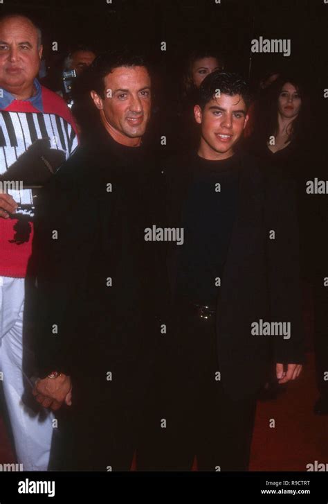 Hollywood Ca May 26 Actor Sylvester Stallone And Son Actor Sage