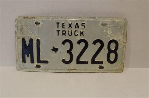 Texas Licence Plate Vintage Licence Plate Rustic Decor Man Etsy