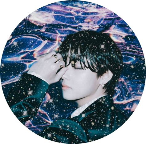 Icon Bts V Taehyung Glitter Freetoedit Sticker By Maevaj