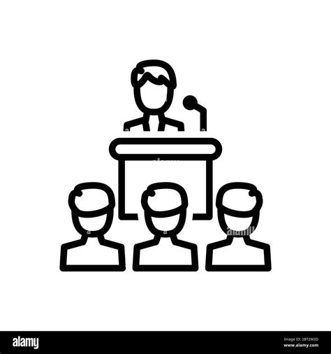 Icon For Conference Convention Stock Vector Image And Art Alamy