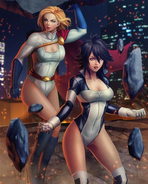 Meet Power Girl And Atlee A Dynamic Duo Of Strength And Bravery