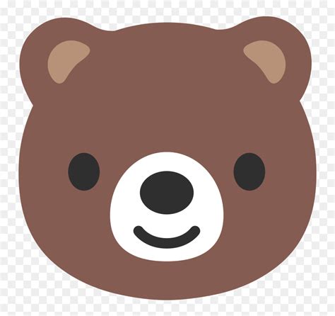 File Emoji U1f43b Svg Bear Emoji Png Png Download Bear Face