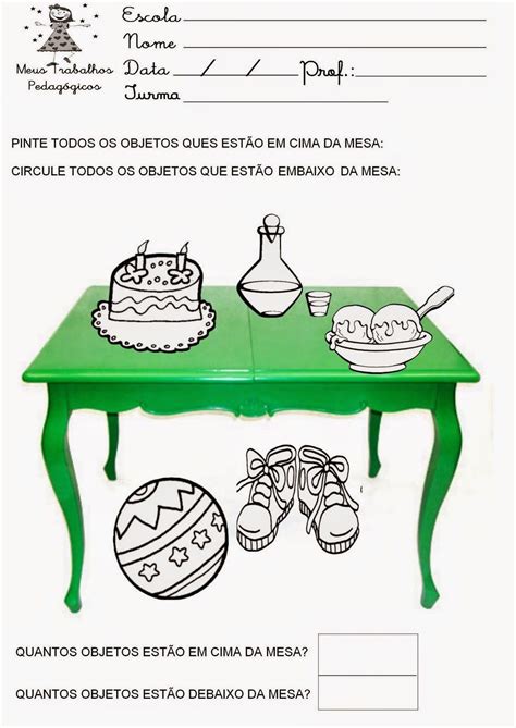 Atividade Em Cima Embaixo