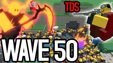 Looking for tower defense simulator codes in roblox? Wave 50 + New Towers/Codes | Tower Defense Simulator - YouTube