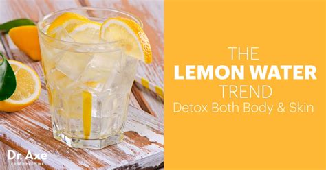 Drinking lemon water can have many health benefits, especially as a substitute for sugary and unhealthy beverages like soda or juice. Benefits of Lemon Water: Detox Your Body and Skin - Dr. Axe