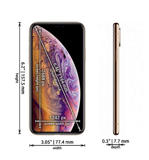 Iphone 13 Pro Max Dimensions Phones Size Chart In Inches And Mm