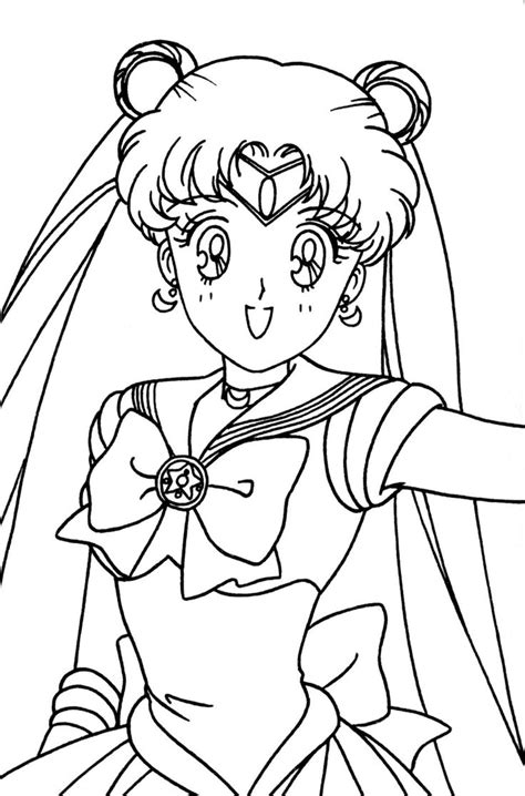 Sailor Moon Coloring Book Xeelha Libro De Colores Marinero Dibujos