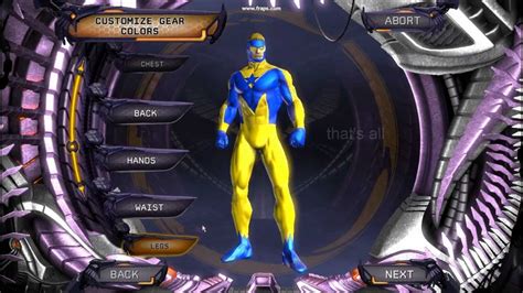Dc Universe Online Booster Gold Character Creationhd Youtube