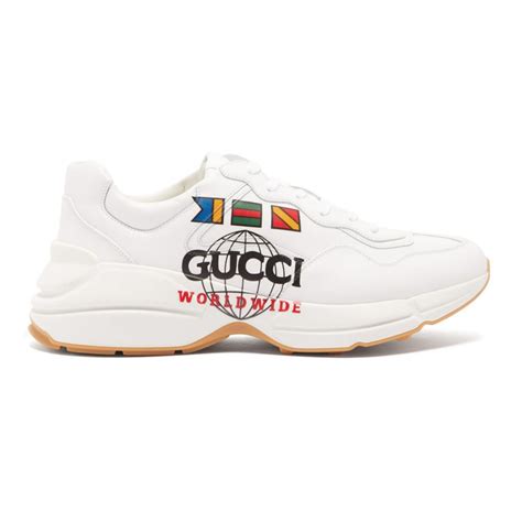 Gucci Rhyton Worldwide Flag Printed Sneakers Gc187