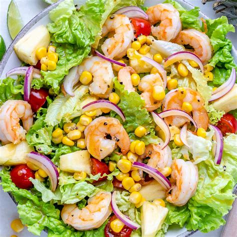 Can also be used as a dip. Pineapple + Shrimp Salad | Clean Food Crush