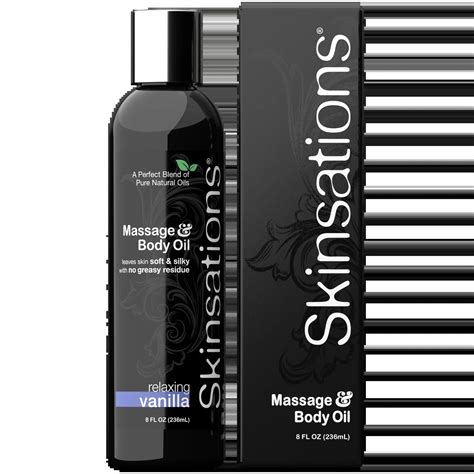 Sensual Vanilla Massage Oil 8oz16oz Skinsations®