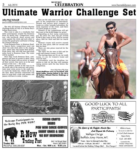 Rocky Boy Powwow 2015 By Havre Daily News Issuu